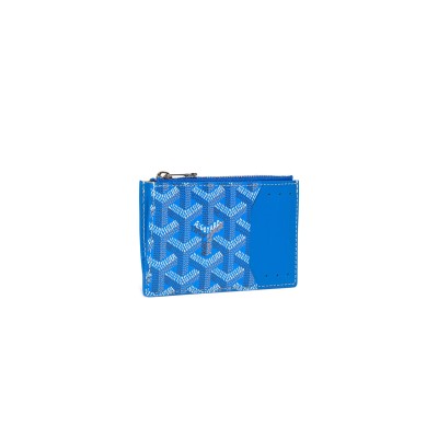 GOYARD BOURBON ZIPPED CARD HOLDER BOURBOPMLTY10CL10P (12.5*8.4*1cm)